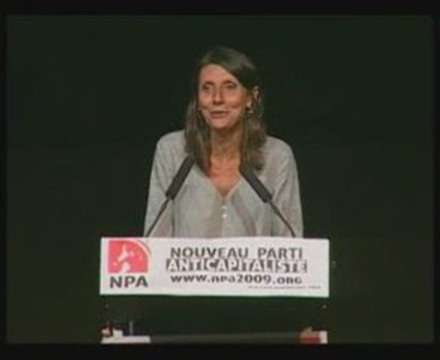 Christine Poupin 1ère partie meeting Rouen