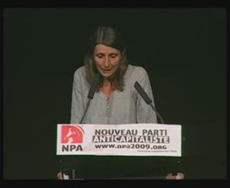 Christine Poupin 2ème partie meeting Rouen