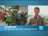 CPP - F24 - Procès à huis clos d'Aung San Su Kyi
