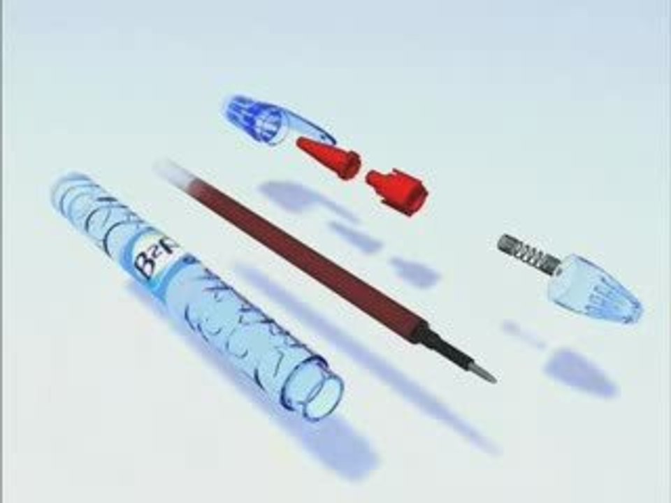 STYLO BILLE GEL EN BOUTEILLES RECYCLEES publicitaire