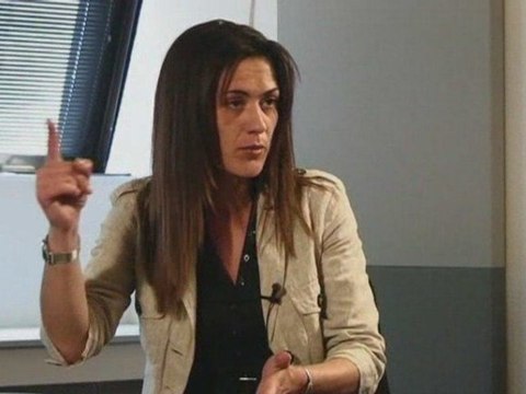 Sandrine Bélier (Europe Ecologie) à Libé