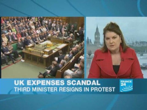 UK expenses scandal: third minister resigns in protest