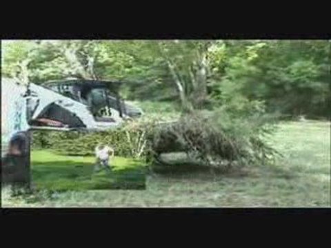 TREE SPADE Bobcat Skid Loader Bucket or Fork attachment