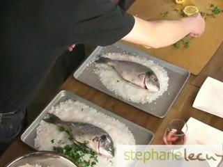 Dorade en croûte de sel avec Jonathan Garnier