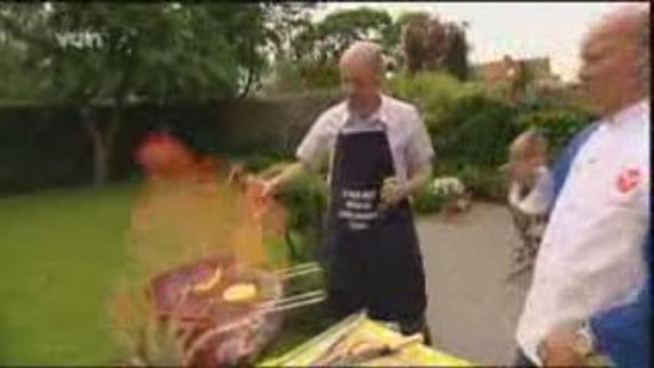 Piet Huysentruyt staat bijna in brand