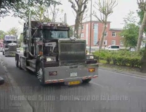 Les camions des American Journeys arrivent à Cambrai !
