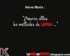 Hervé Morin : "Bayrou utilise les méthodes de Lepen"