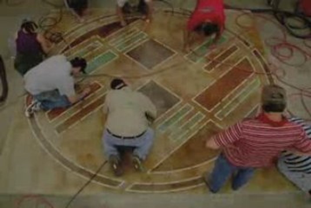Decorative Concrete Staining & Engraving | Time Lapse