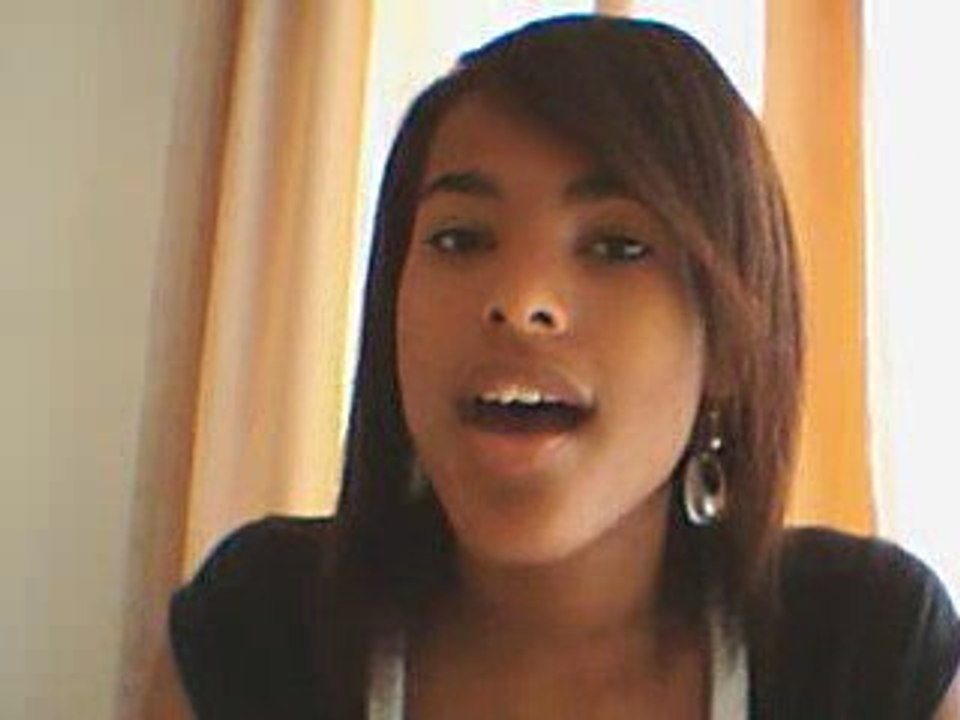 Me singing Outta here by Esmee denters