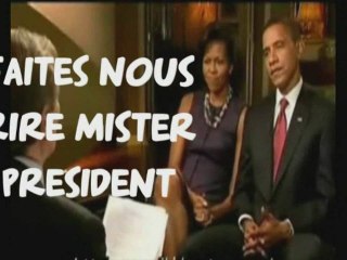 Faites nous rire mister Président Obama