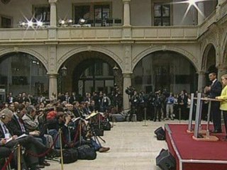 Obama speaks in Germany
