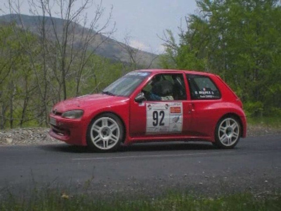 Rallye de LOZERE 2009 ES Col de jalcreste 2èime passage