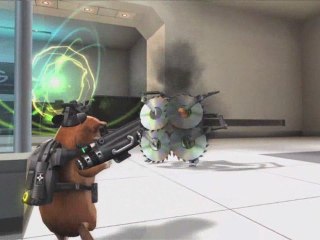 G force E3 Gameplay  - Darwin battles CD Player
