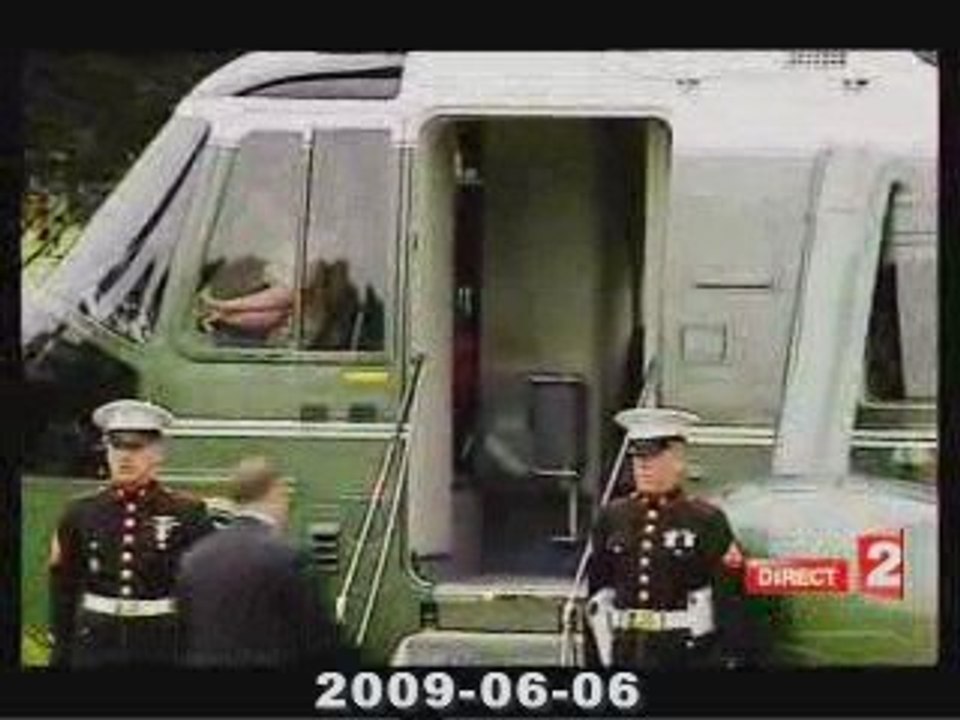 Obama: Une femme pilote son hélicoptère Marine 01