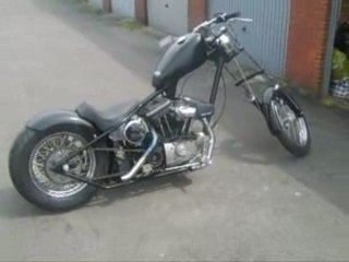 sportster rigide west coast style harley