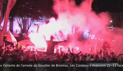 PERPIGNAN EN LIESSE FETE LE TITRE DE L'USAP