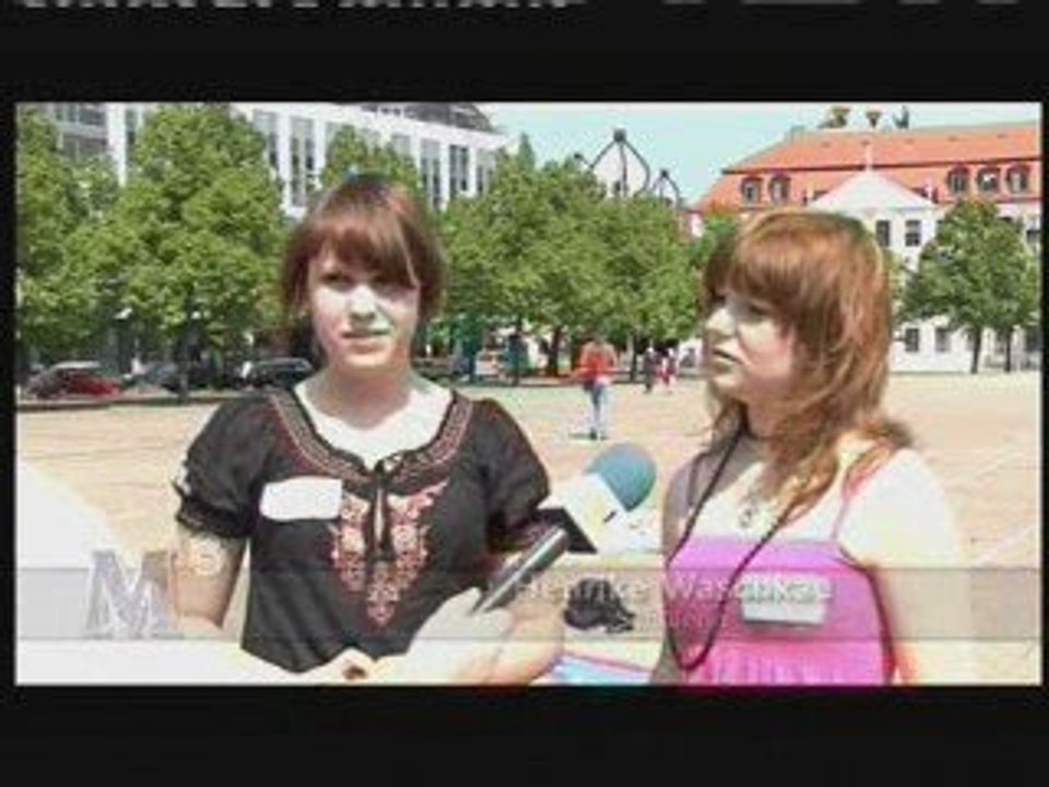 Graffiti-Projekt auf dem Domplatz