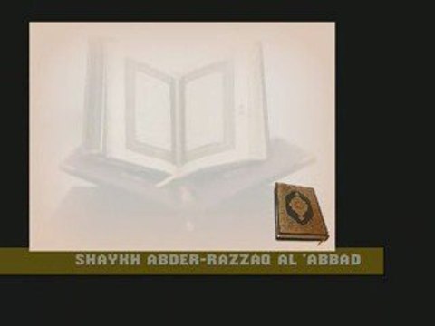 la sourate al-ikhlâs Shaykh 'Abder-Razzâq Al 'Abbâd