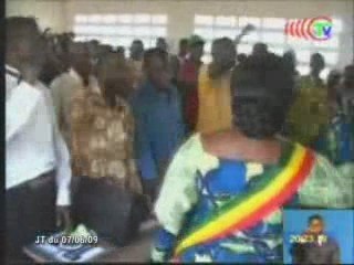 Descente parlementaire de Lucile Oba Sota