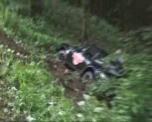 Porsche crash