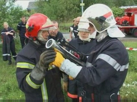 Démonstration pompiers matériel IFEX3000 Billy-Montigny