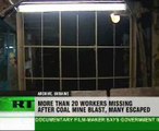 At least 20 missing after Ukraine mine blast