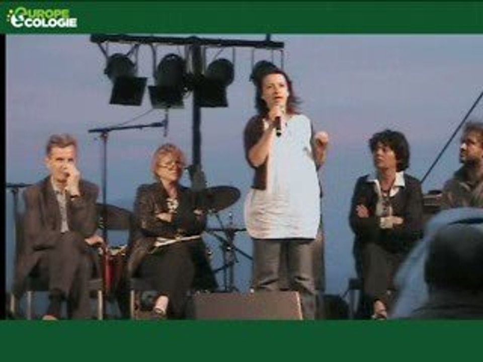 Meeting Europe Ecologie à Grenoble - Cécile Duflot