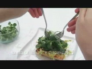 Erba dei canonici con formaggio di capra