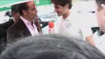 Roger (Federer) et moi, sur les Champs Elysées