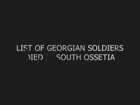 Georgian heroes died in south ossetia