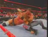 HHH vs Edge vs Chris Benoit Triple threat match