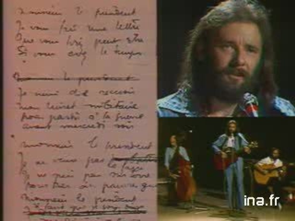 le déserteur Maxime Le Forestier
