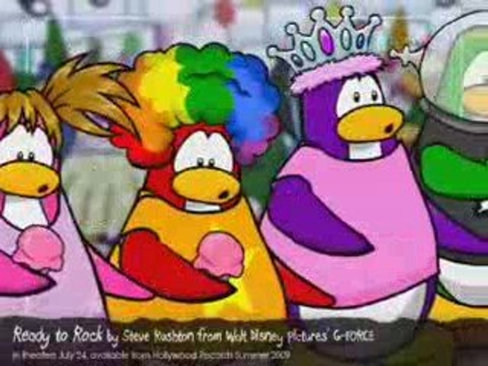 U Rock 2 Puffles and Penguins U Rock Video (HD)