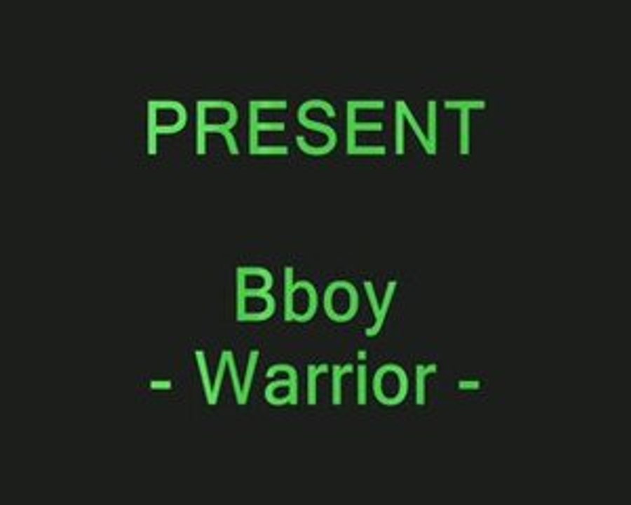 TRAILER 2009 Bboy Warrior