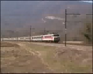 La CC 6575 sur un Lyon - Modane à Artemare