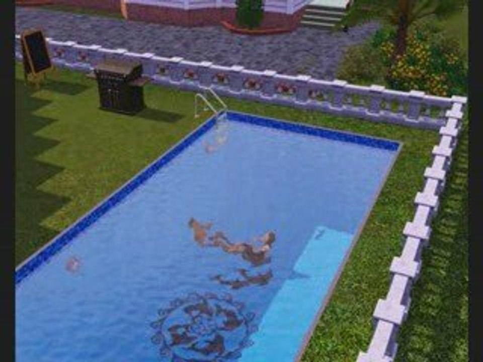 Les Sims 3 - Nouveau jeu dans la piscine