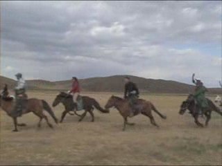 Galop en mongolie