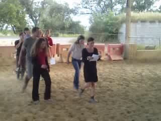 Préparation caroussel Mas Palegry