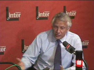 D. De Villepin - France Inter