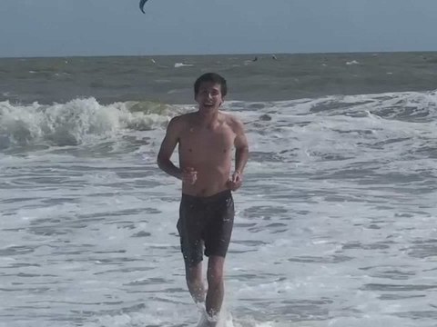 Guérande, la Baule, la plage... et baignade !!