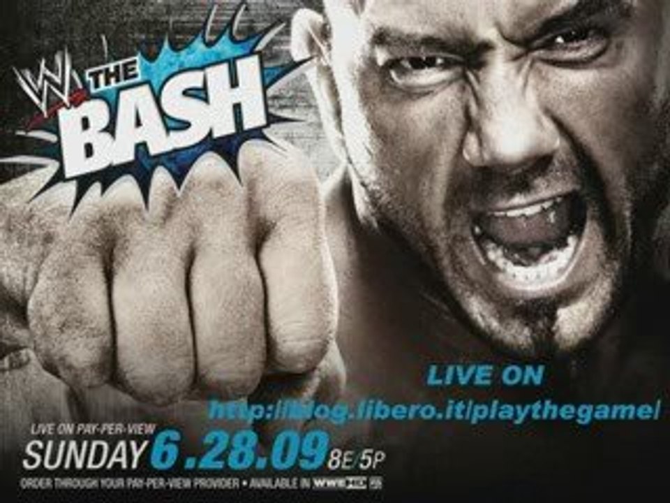 WWE THE BASH 2009 LIVE