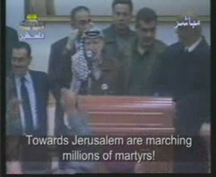 Yasser Arafat : Palestine and Israel conflit