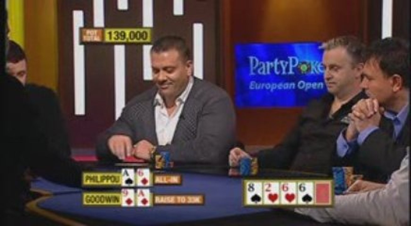 PartyPoker European Open V Ep.6 - 1/8 cardplayertube.com