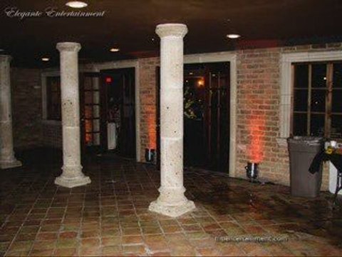 DJ Houston Uplight Monogram Gobo at The Gallery