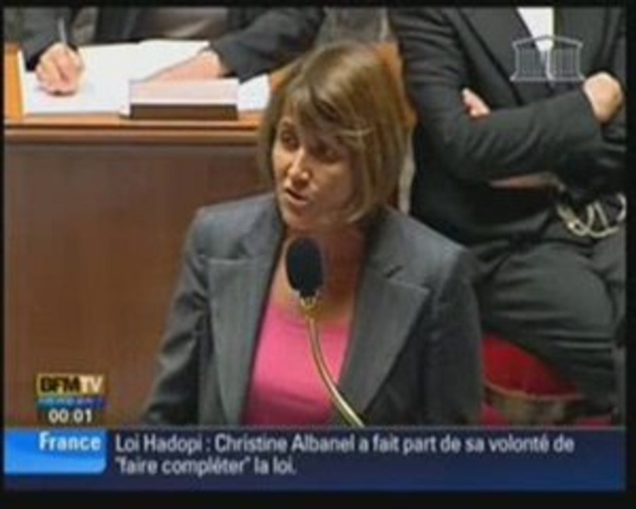 Hadopi censuré : Albanel persiste et signe