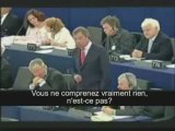 Mondialistes et parasites démasqués au parlement européen