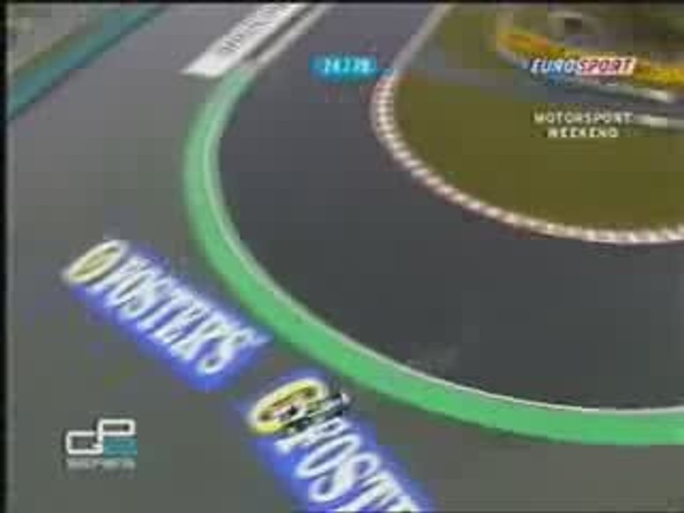 2006 GP2 Budapest Negrao crashes