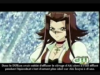 Yu-Gi-Oh! 5D's 16 dub décolleté censuré 1 Aki izayoi