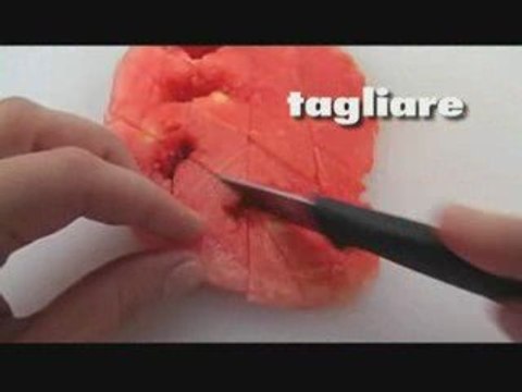 Zuppa fredda di pomodoro ed anguria (120 cal.)