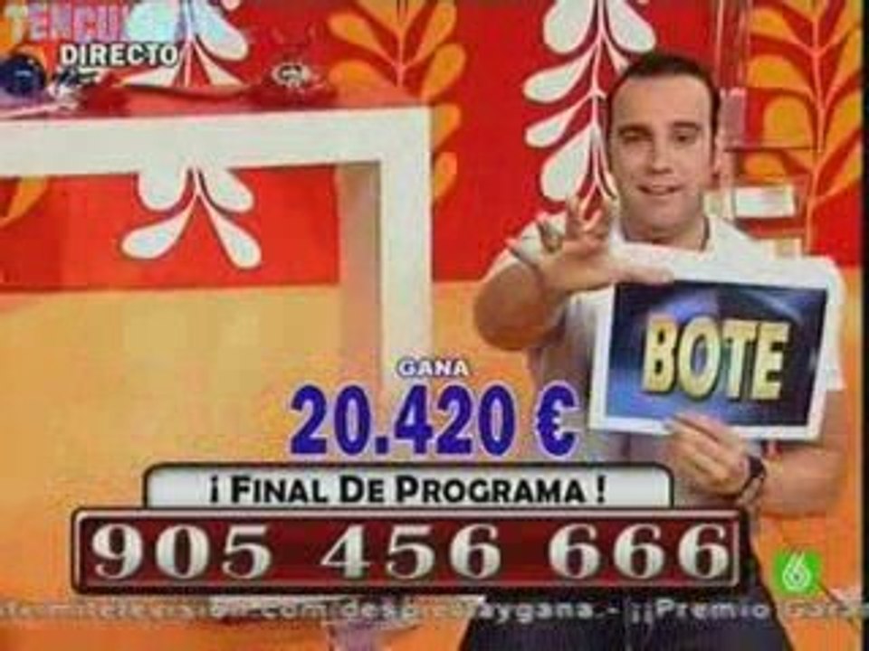 Desp. y gana 9-6-09 - Letras juntas -no entiende concursante